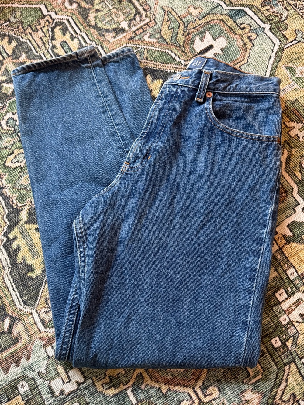 GAP Classic Fit 100% Cotton Straight Leg Jeans Size 10 Regular